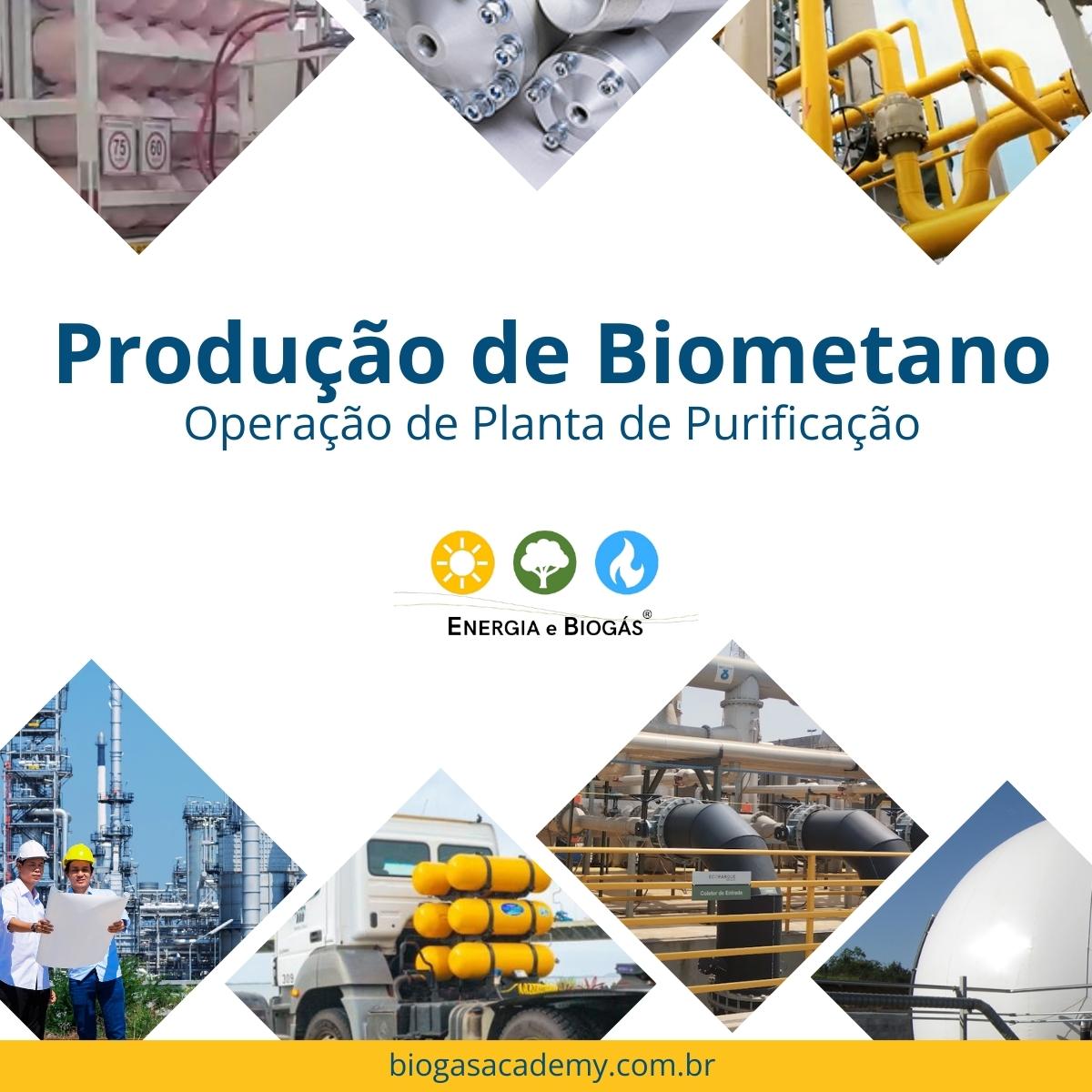 ⛽ Produção de biometano: operação de planta de purificação